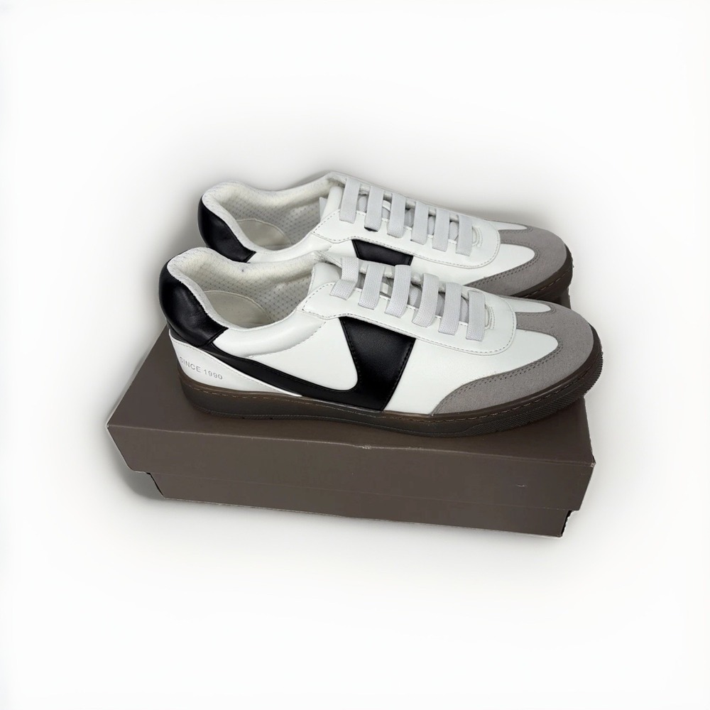 Franco Sarto L-Ponti Women's 8.5 New In Box J4620m4100 White Black NEW NWOB